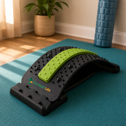 Back Stretcher with Magnetic Acupressure Points for Spinal Pain Relief
