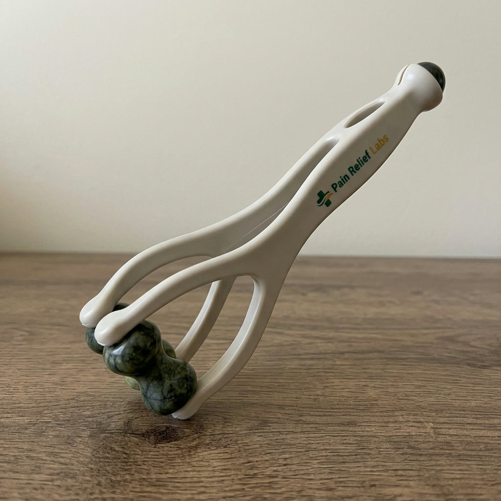 2-in-1 Jade Roller Finger Massager
