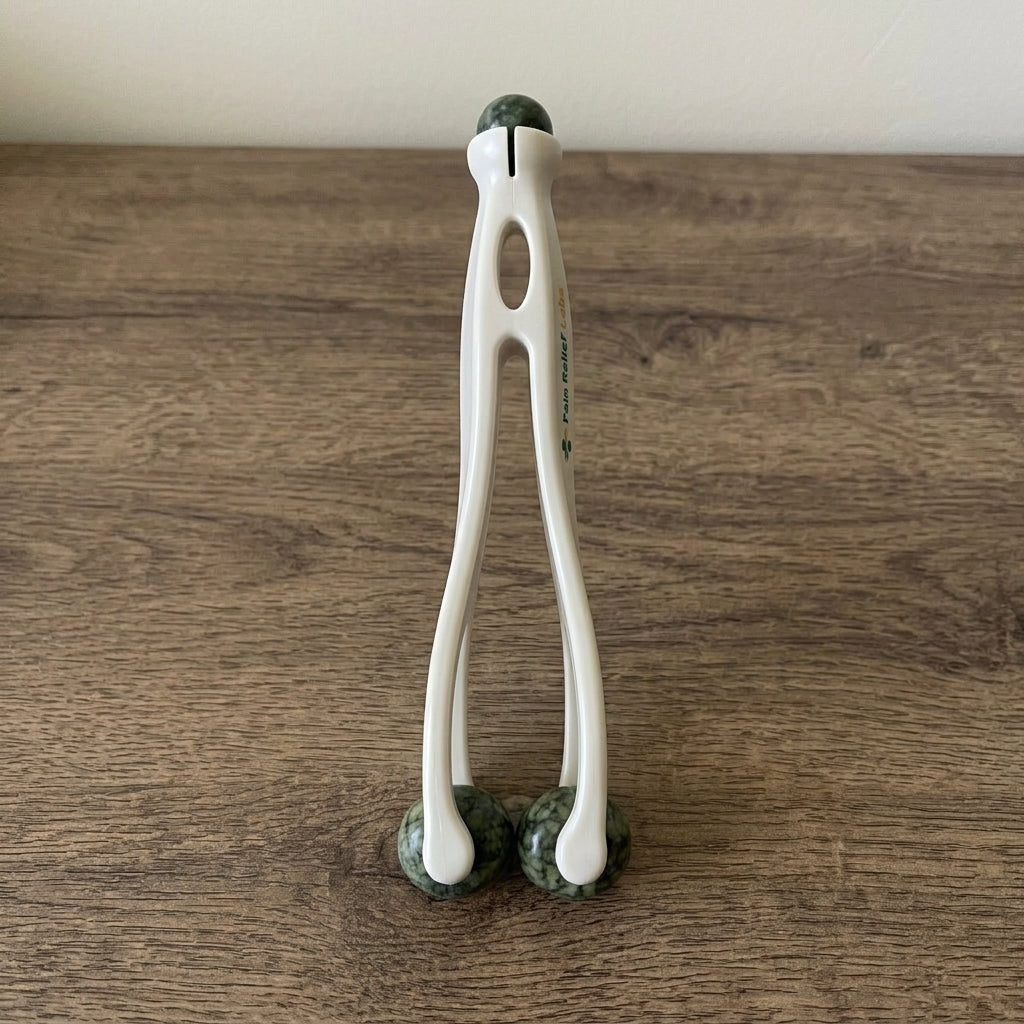2-in-1 Jade Roller Finger Massager