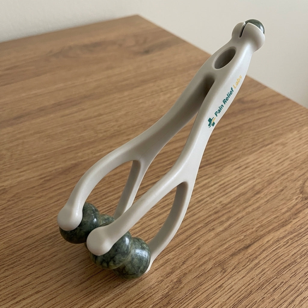 2-in-1 Jade Roller Finger Massager