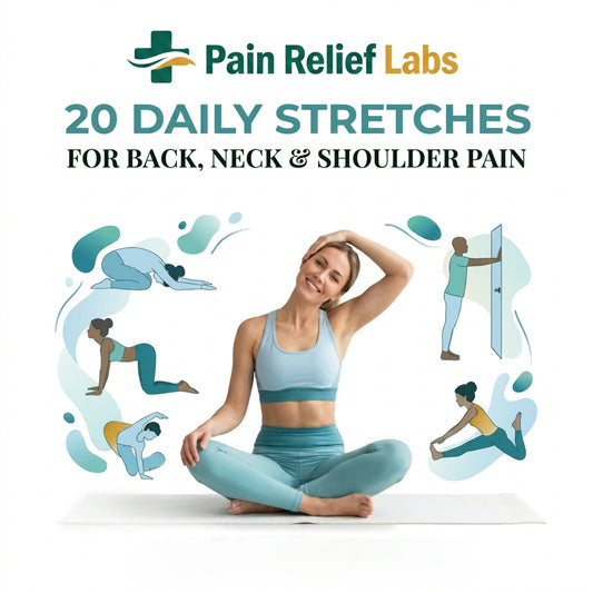 20 Daily Stretches for Back, Neck & Shoulder Pain