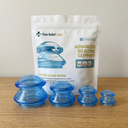 Blue Silicone Cupping Therapy Set