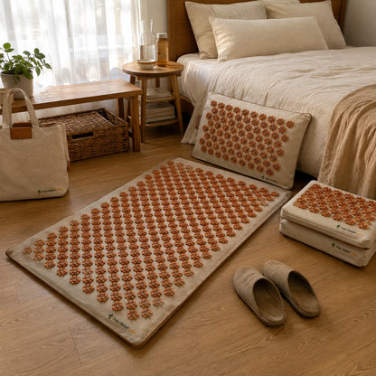 Acupressure Mat Set for Full Body for Tension Headaches Back Pain Stress